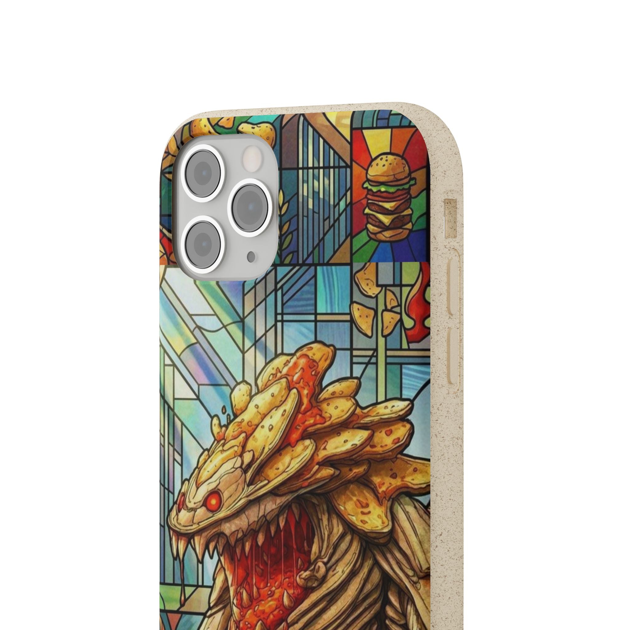Special MOUMONS006 stained glass Biodegradable Phone Case