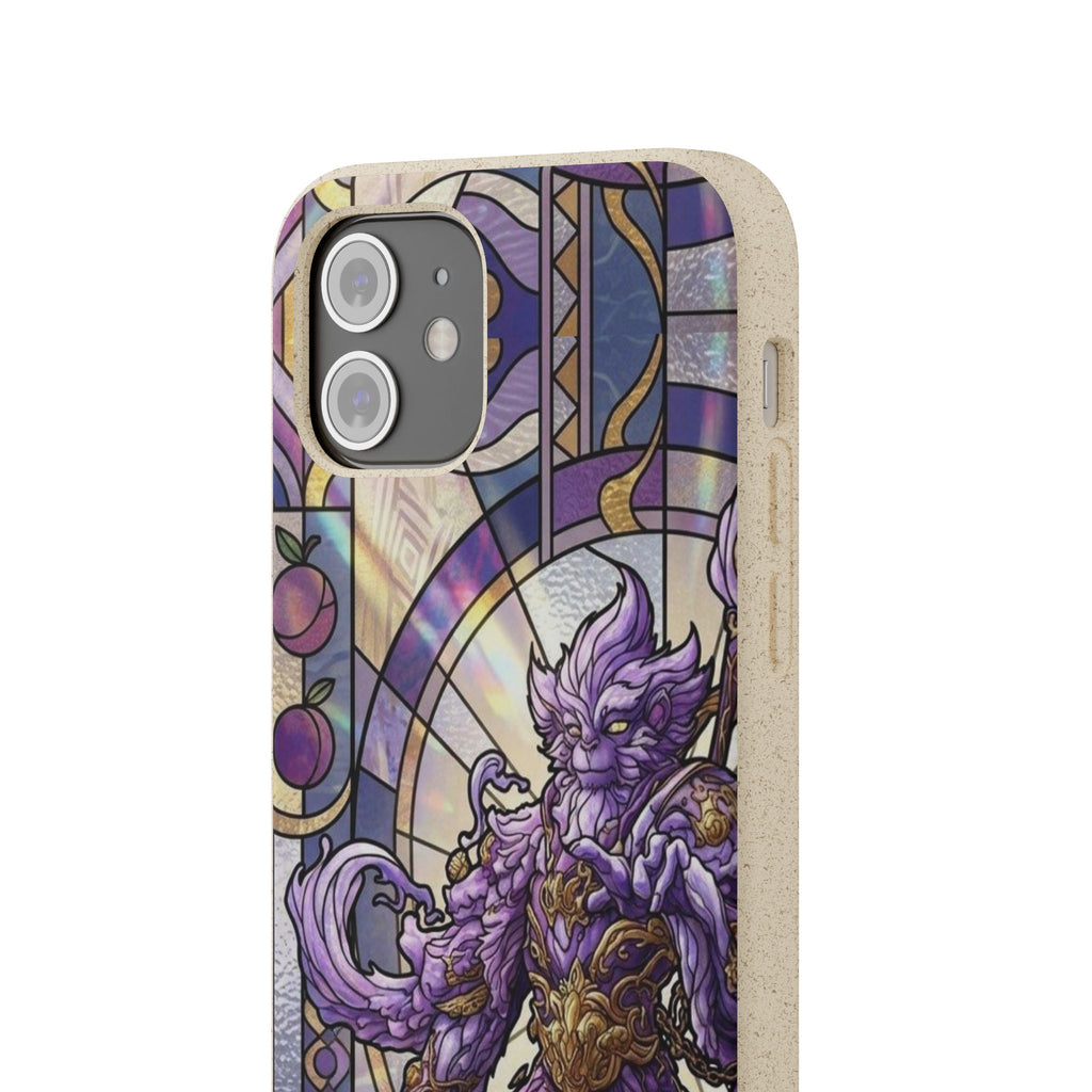 Special MOUMONS003 stained glass Biodegradable Phone Case
