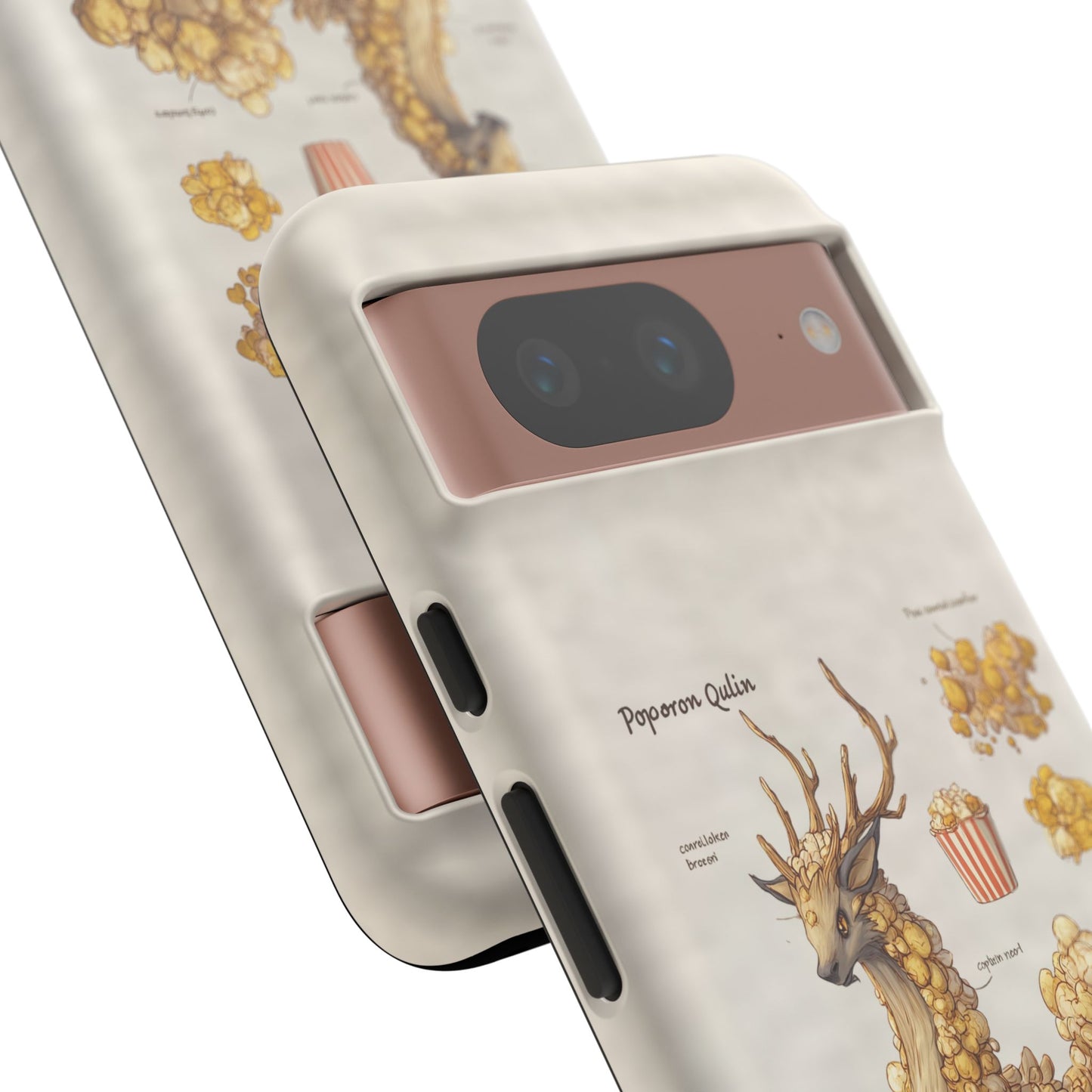 MOUMONS002 Popcorn Quill Phone Case — Cute Popcorn Creature Protective Cover