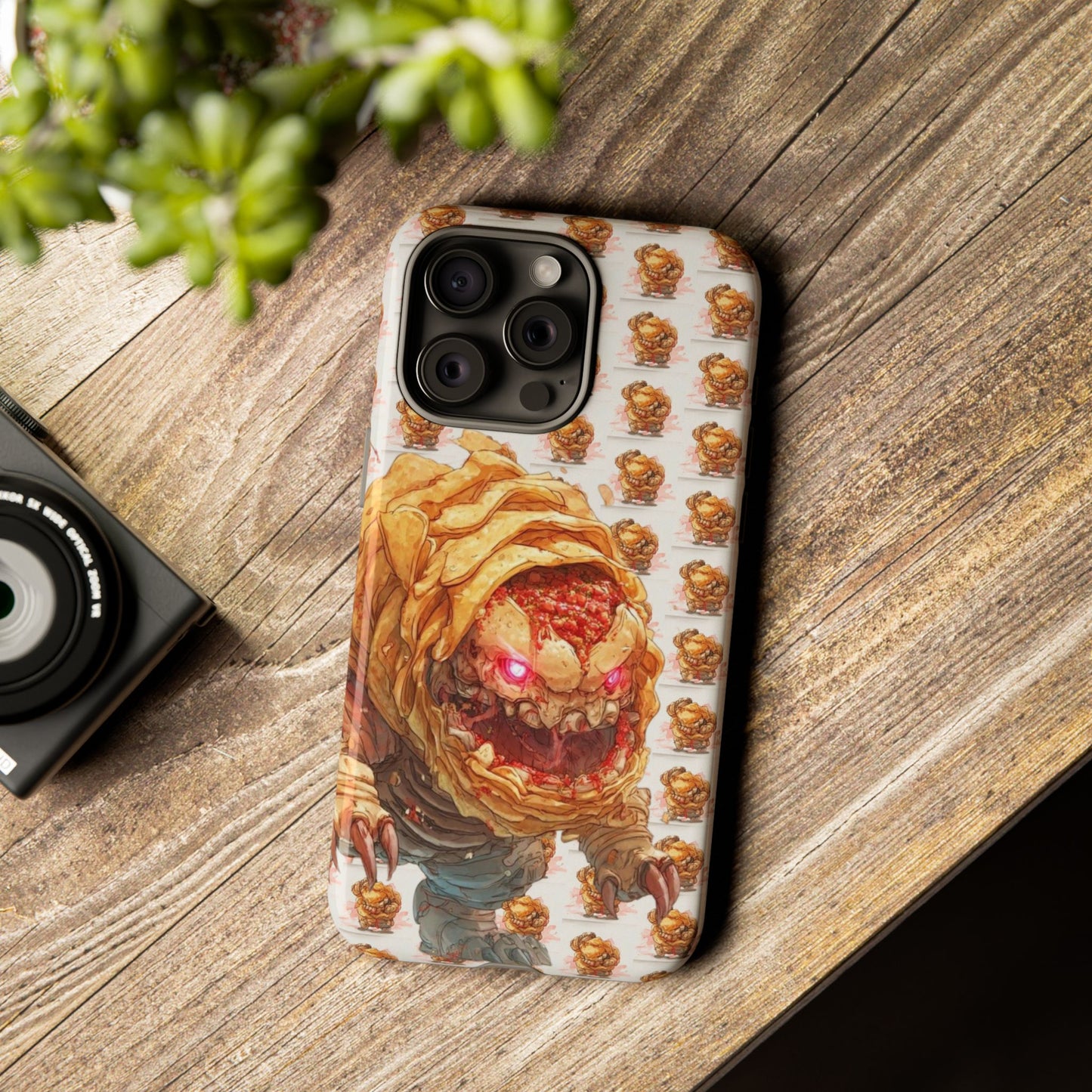 MOUMONS007 Phone Case — Durable Protective iPhone Cover with Creepy Art