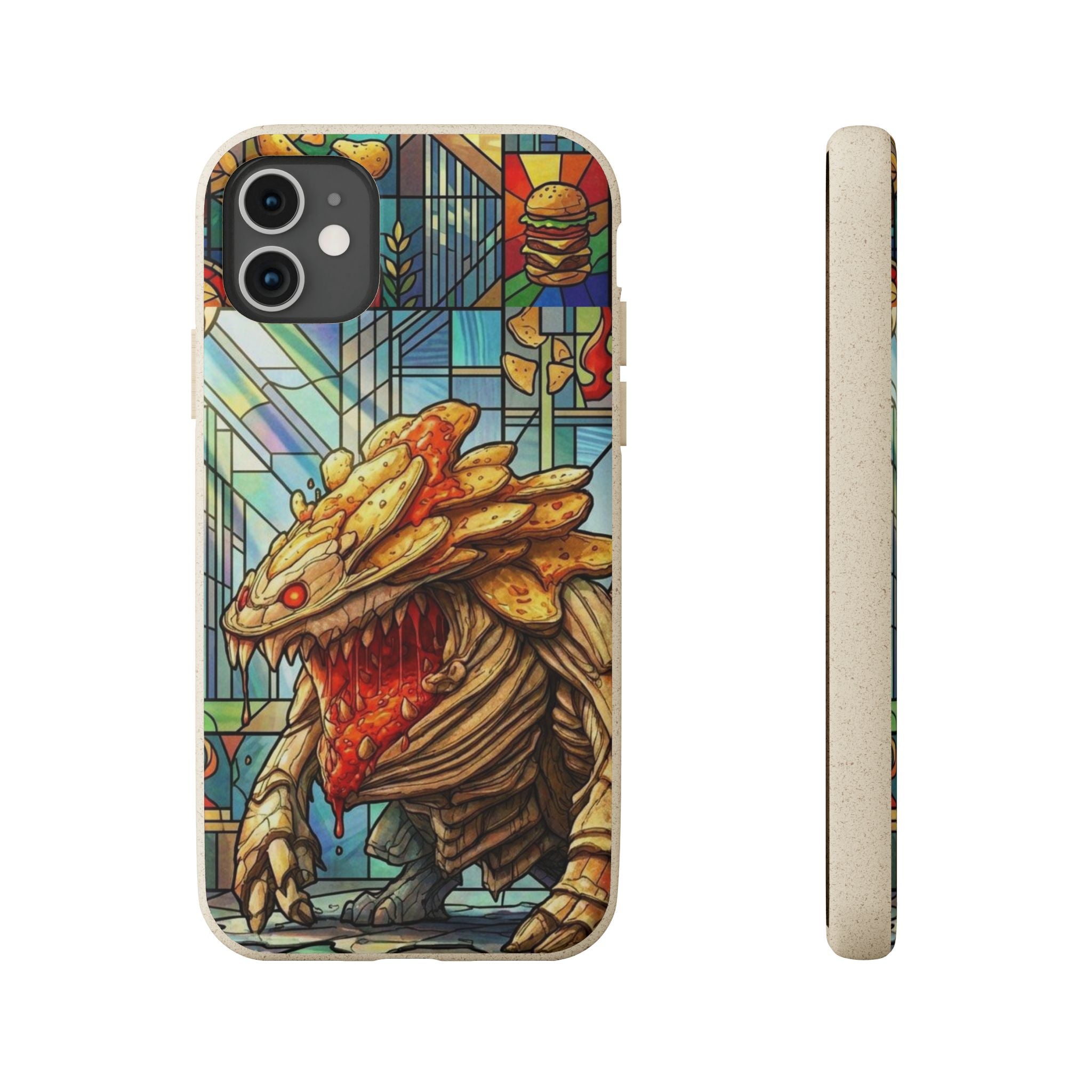 Special MOUMONS006 stained glass Biodegradable Phone Case