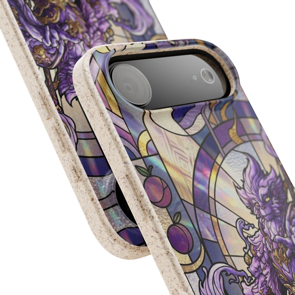 Special MOUMONS003 stained glass Biodegradable Phone Case