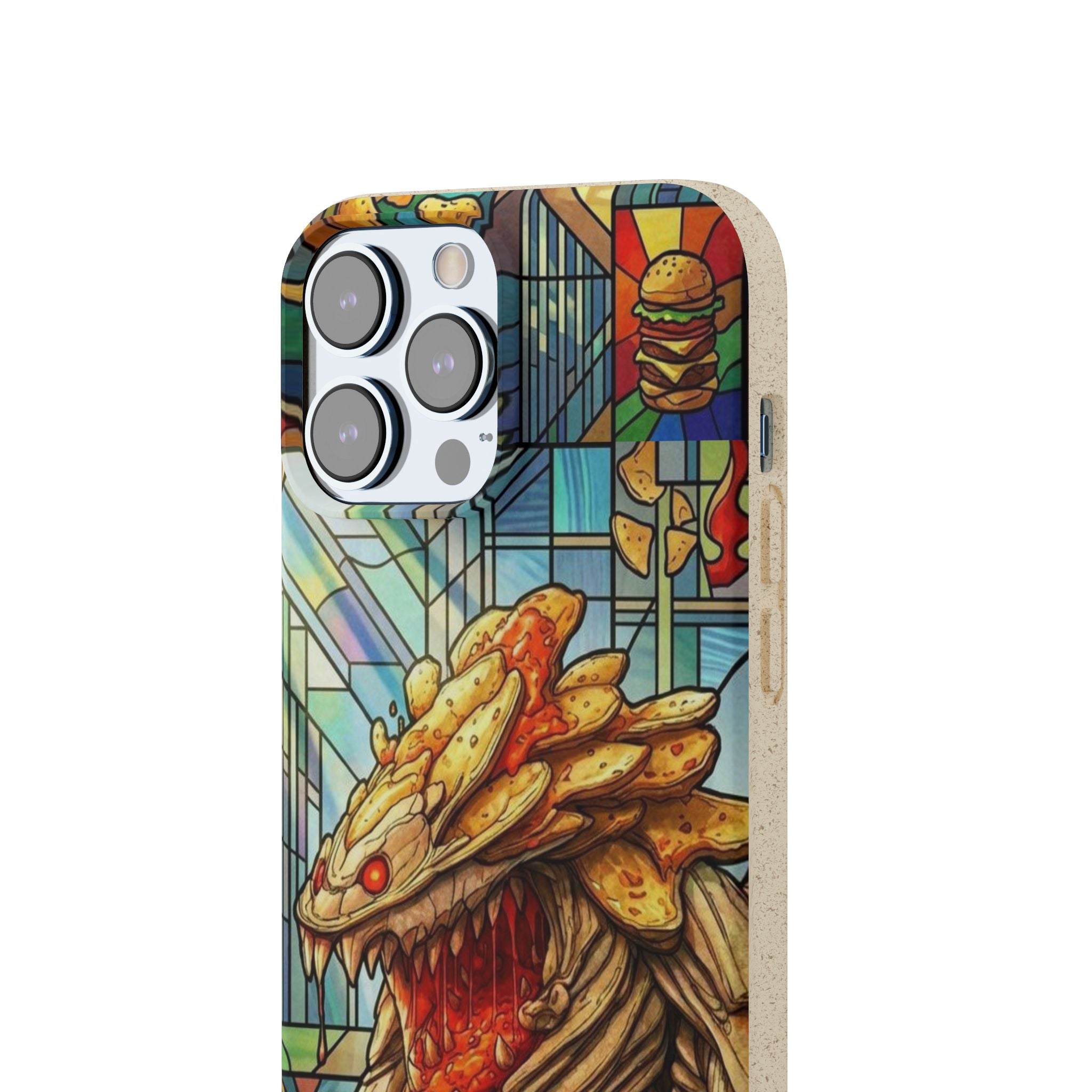 Special MOUMONS006 stained glass Biodegradable Phone Case