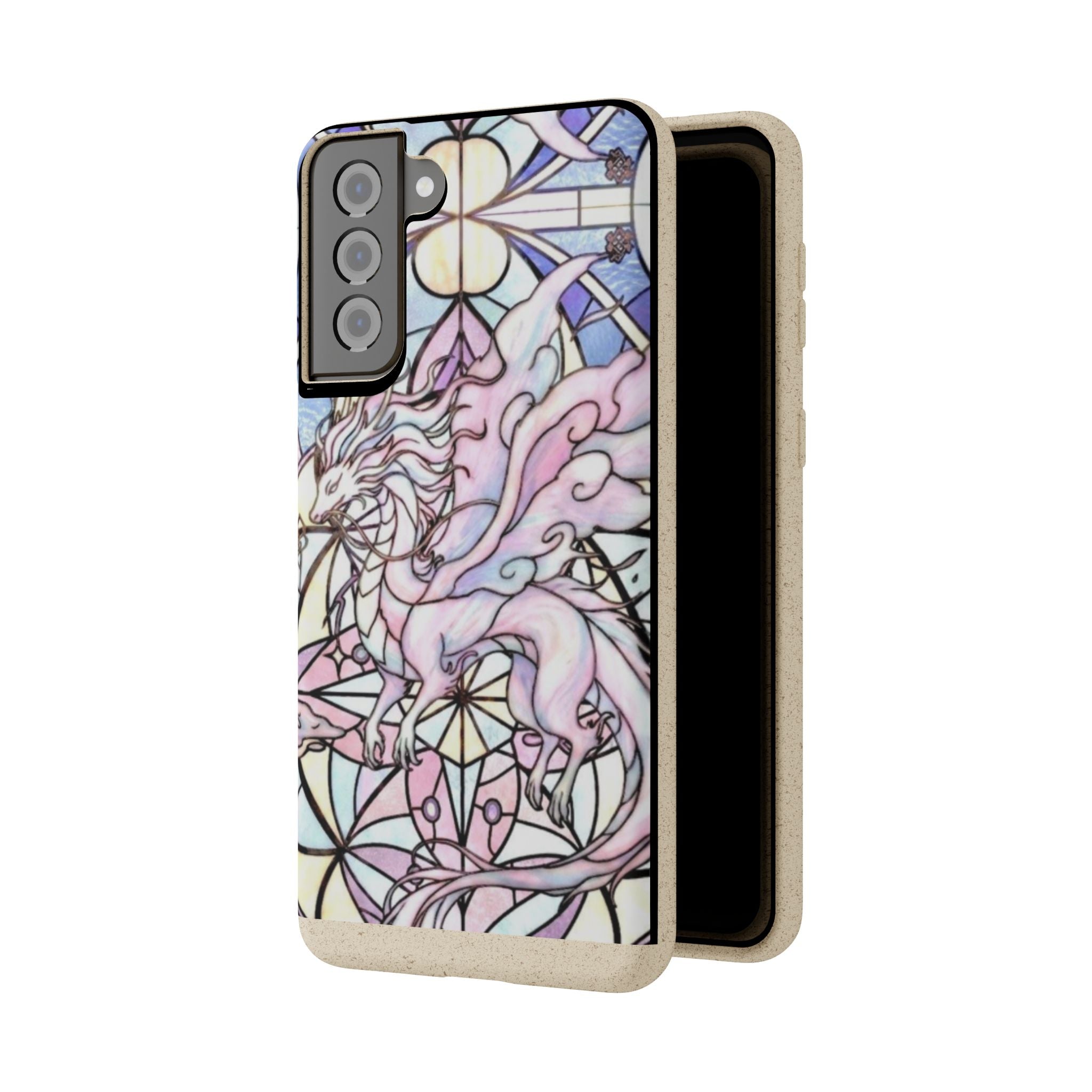 Special MOUMONS024 stained glass biodegradable Phone Case