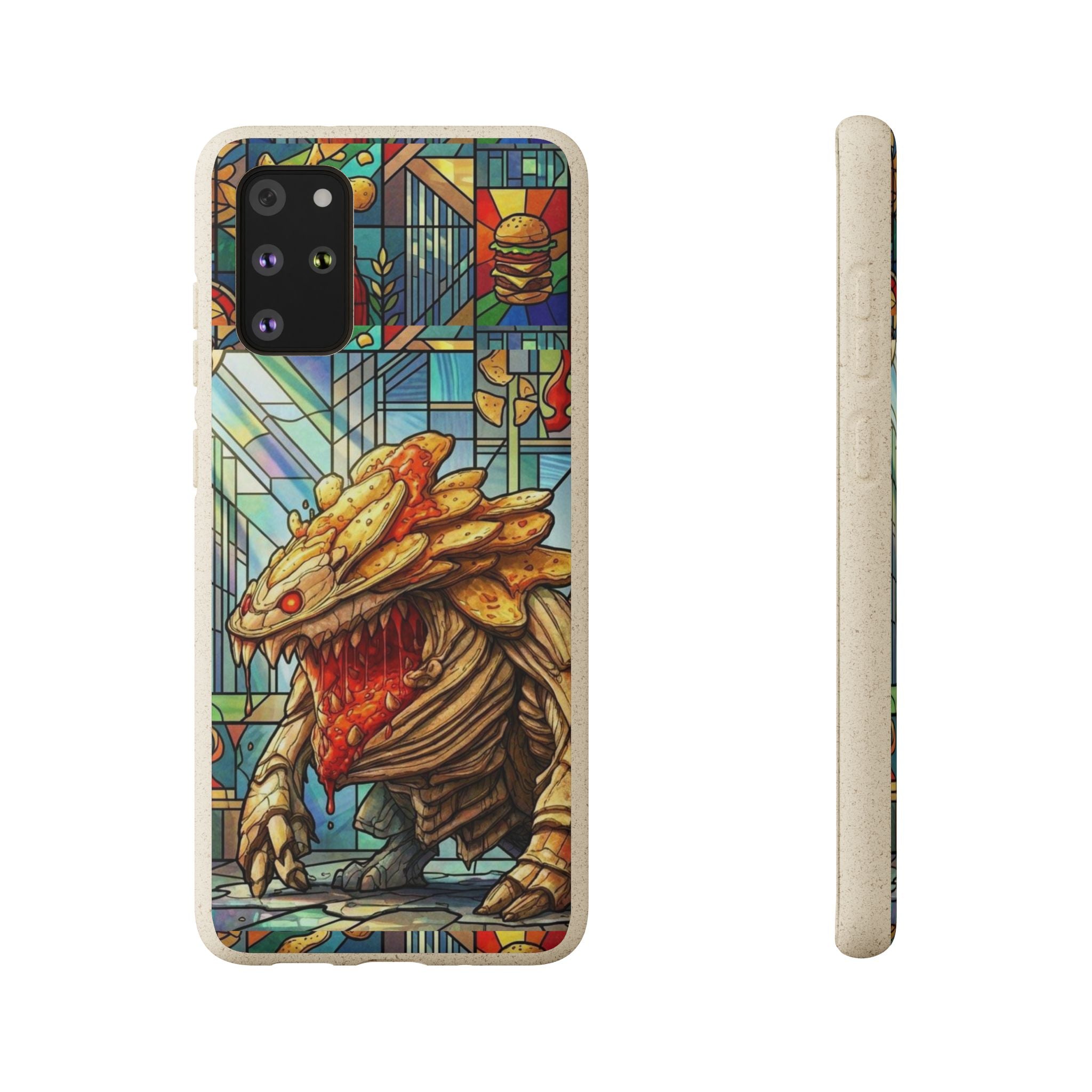 Special MOUMONS006 stained glass Biodegradable Phone Case