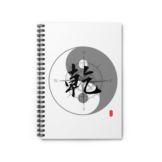Spiral Notebook - Chinese Wizard Bagua Series, Ruled Line